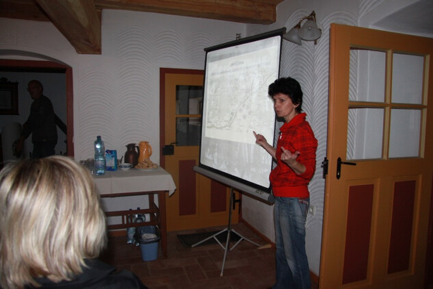 Irena Dvořáková na semináři na téma vyškovský jazykový ostrov