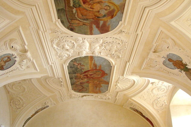 Barokní sál na Novém Hradě, foto: Vít Pávek, nepodléhá CC