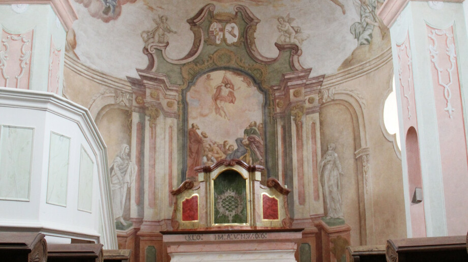 Kaple zámku Návarov, stav po restaurování
