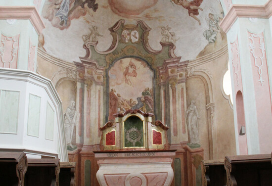 Kaple zámku Návarov, stav po restaurování