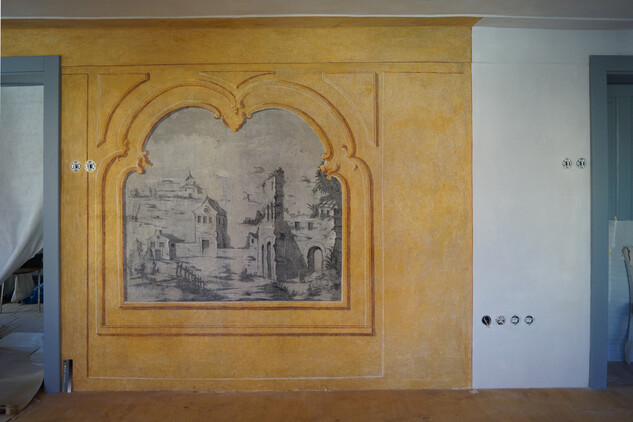 Nástěnné malby v Prachaticích po restaurování