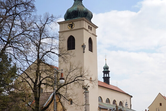 Kostel sv. Václava od jihozápadu po obnově