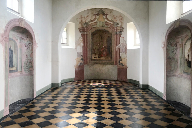 Kaple sv. Václava, 2022 – restaurovaný interiér 