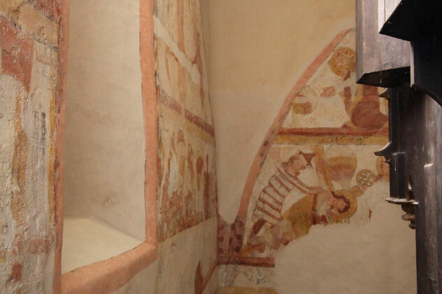 Nástěnné malby v kostele ve Strýčicích – po restaurování