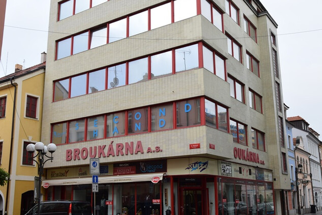 České Budějovice, obchodní dům Brouk a Babka, Široká ulice, prohlášeno za kulturní památku v roce 2019