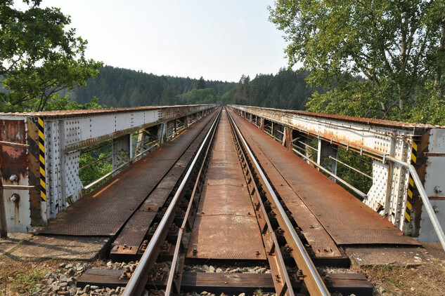 Železniční příhradový most, Červená - Jetětice | © NPÚ ÚOP ČB
