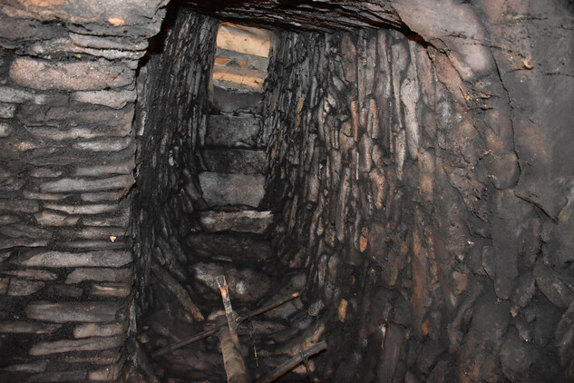 Vacovice, čp. 5, černá kuchyně