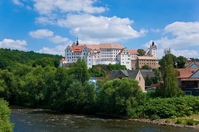 Zámek Colditz. Zdroj: Staatliche Schlösser, Burgen und Gärten Sachsen gemeinnützige GmbH. Foto nepodléhá licenci Creative Commons.