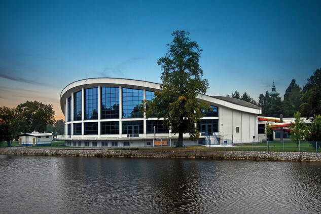 České Budějovice, plavecký stadion.