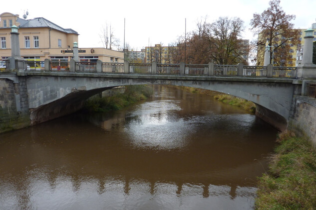 Tyršův most v Jaroměři, před obnovou | © Městský úřad v Jaroměři, 2018