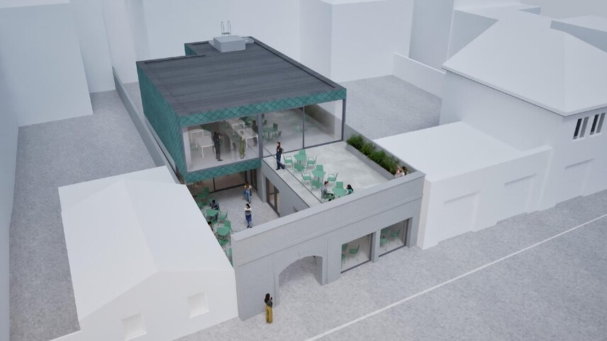 Vizualizace kreativního centra Garáž, 2026 | © Město Kroměříž