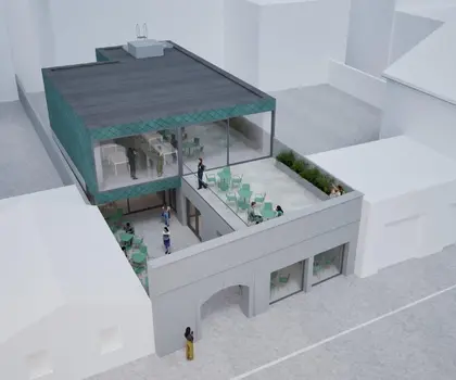 Vizualizace kreativního centra Garáž, 2026 | © Město Kroměříž