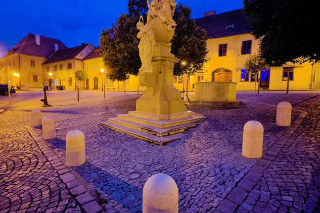 Náměšť nad Oslavou, sousoší Nejsvětější Trojice, fotografii poskytlo město Náměšť nad Oslavou