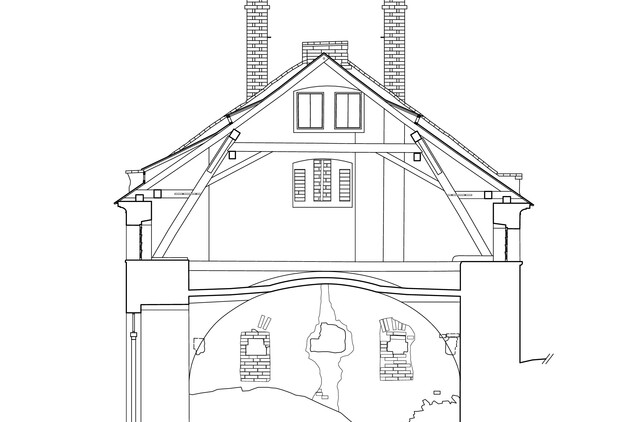 Lipenec čp. 113 – řez