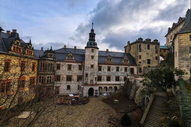 Obnovené střechy frýdlantského zámku
