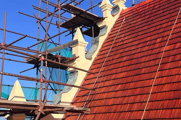 Sanace střechy na Letohrádku