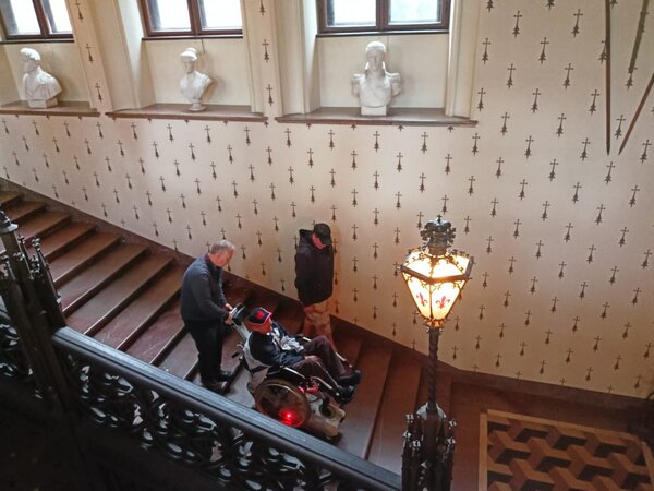 Na zámku Sychrov proběhl projekt Památka bez bariér