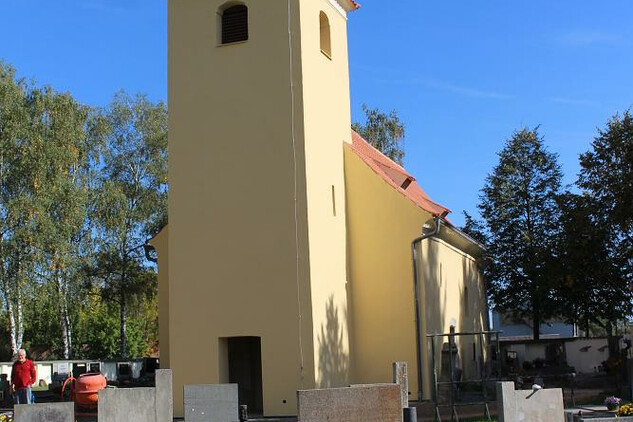 Čejetice - kostel od jihozápadu