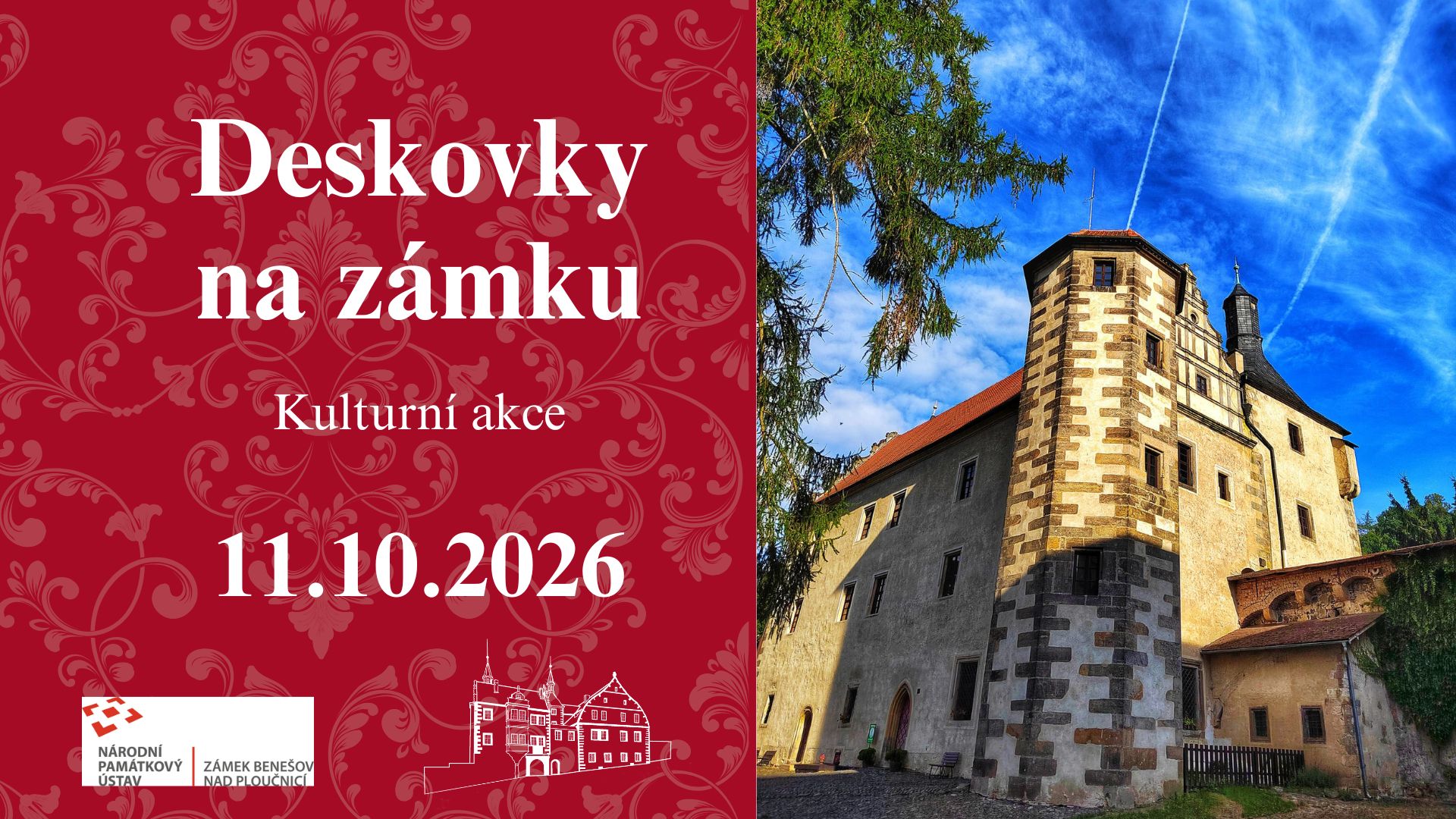 Deskovky a hlavolamy na zámku - zámek Benešov nad Ploučnicí