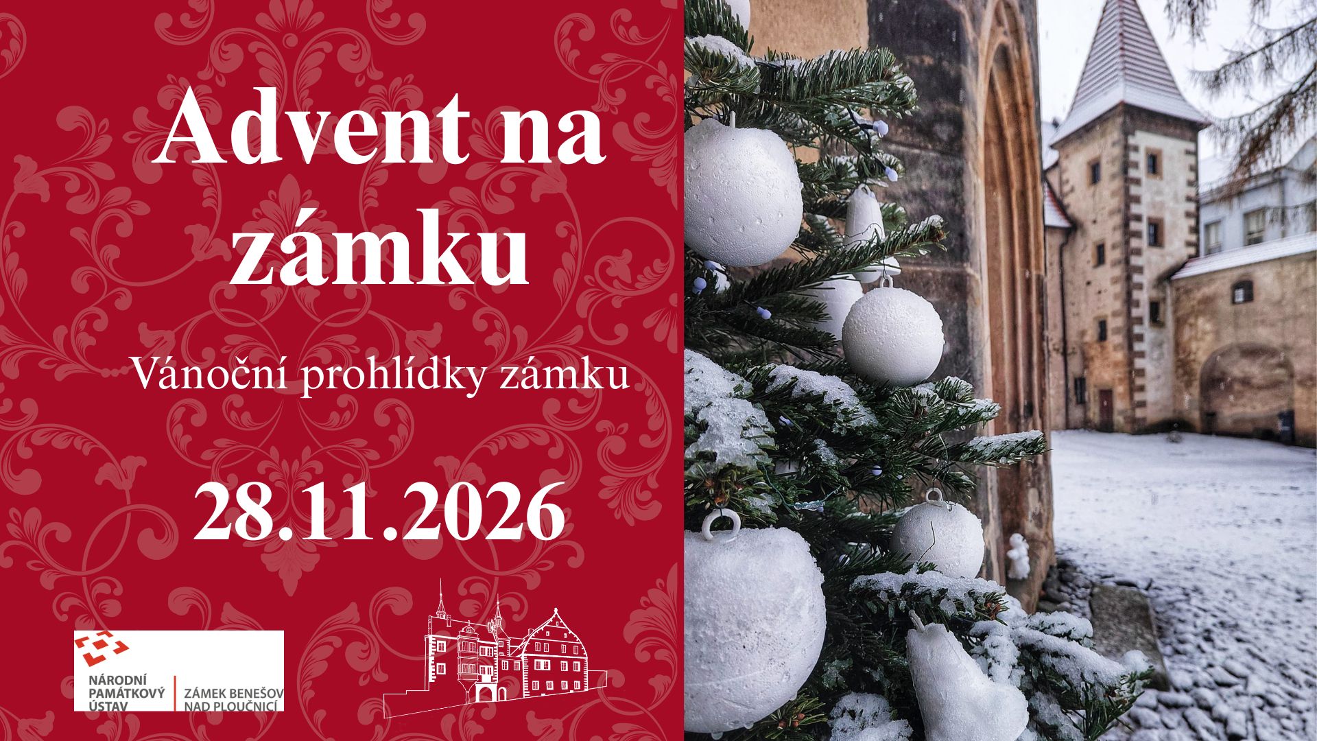 Advent na zámku - zámek Benešov nad Ploučnicí