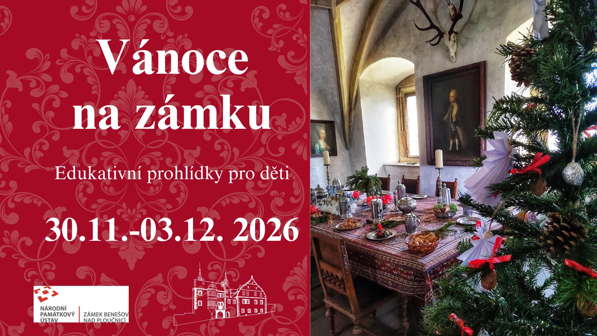 Vánoce na zámku - zámek Benešov nad Ploučnicí