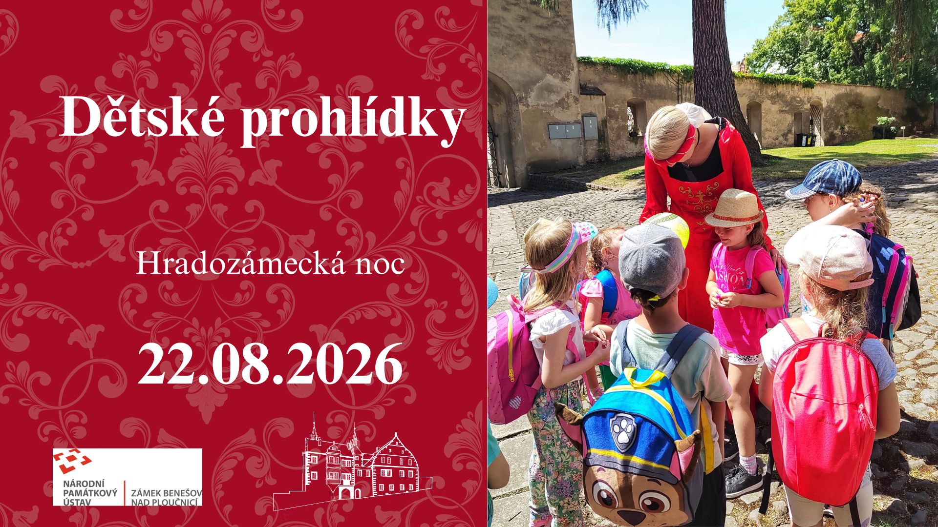 Dětské prohlídky - zámek Benešov nad Ploučnicí