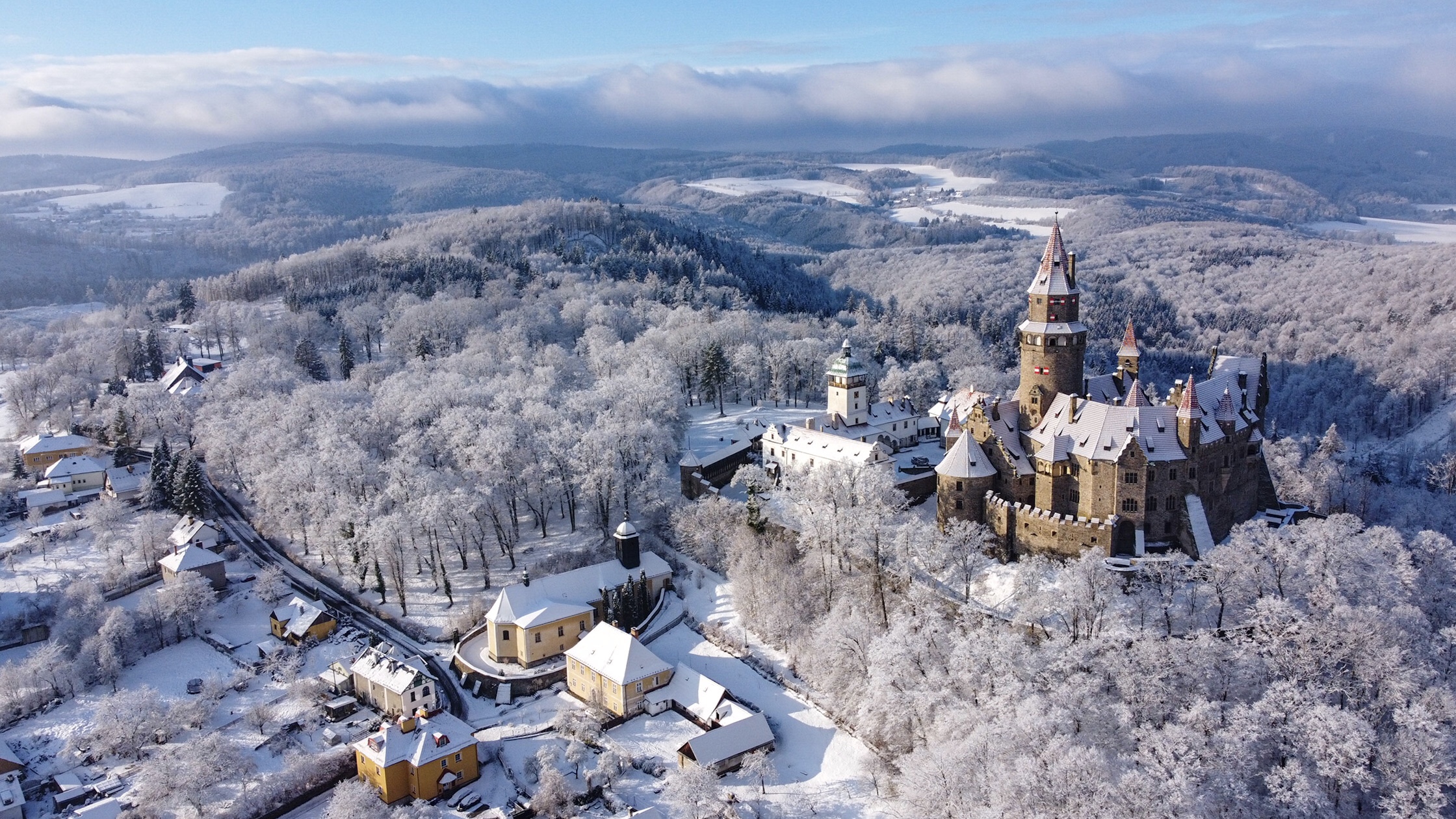 Vánoční hrad Bouzov