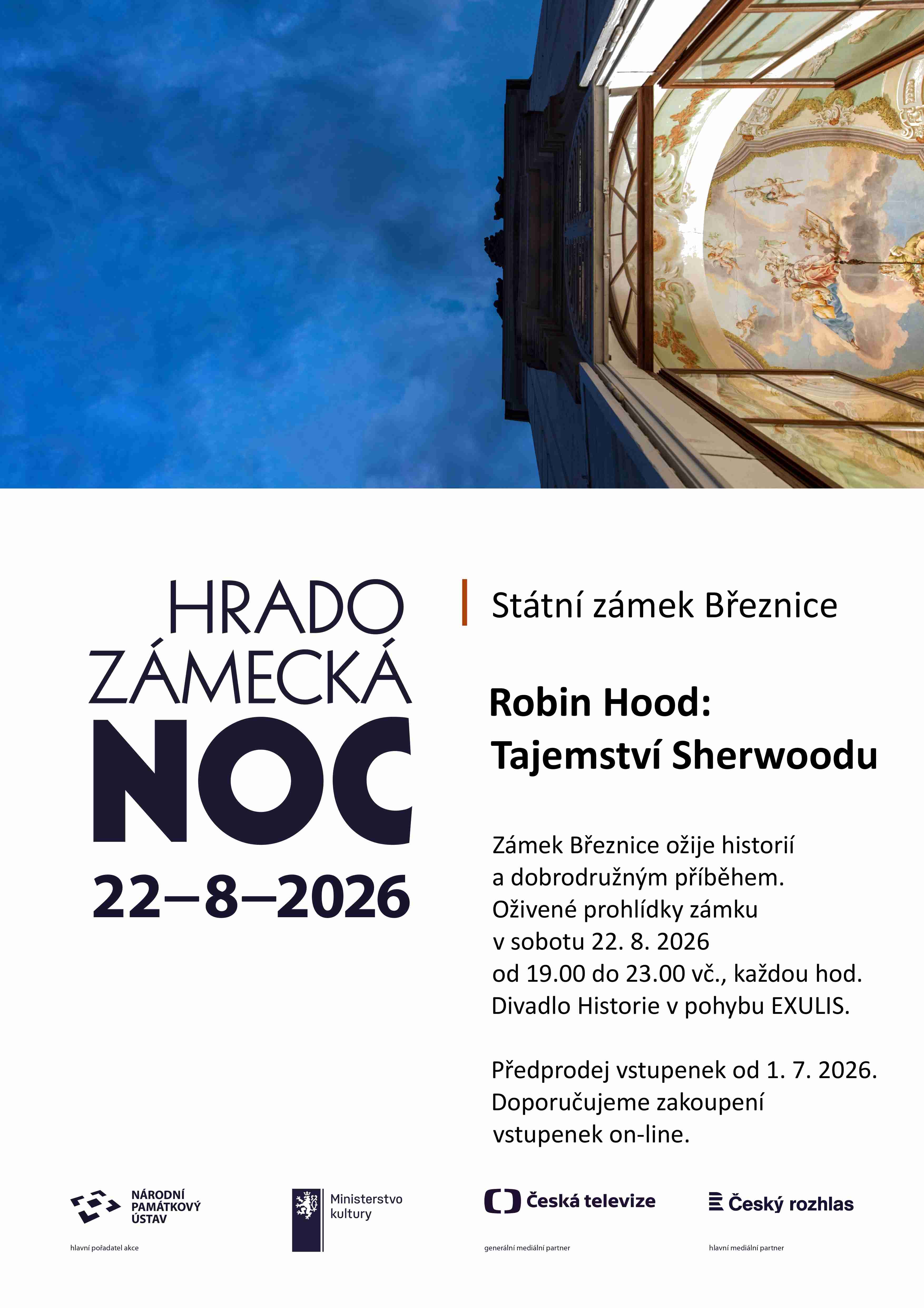 Hradozámecká noc – Robin Hood: tajemství Sherwoodu – zámek Březnice
