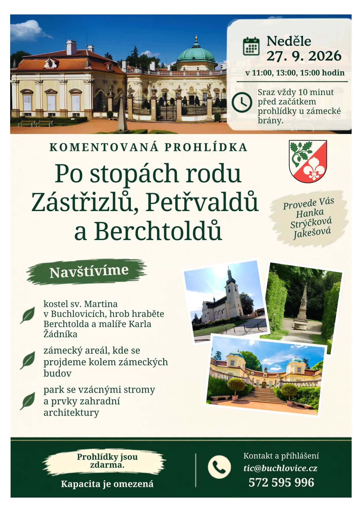 Po stopách rodu Zástřizlů, Petřvaldů a Berchtoldů