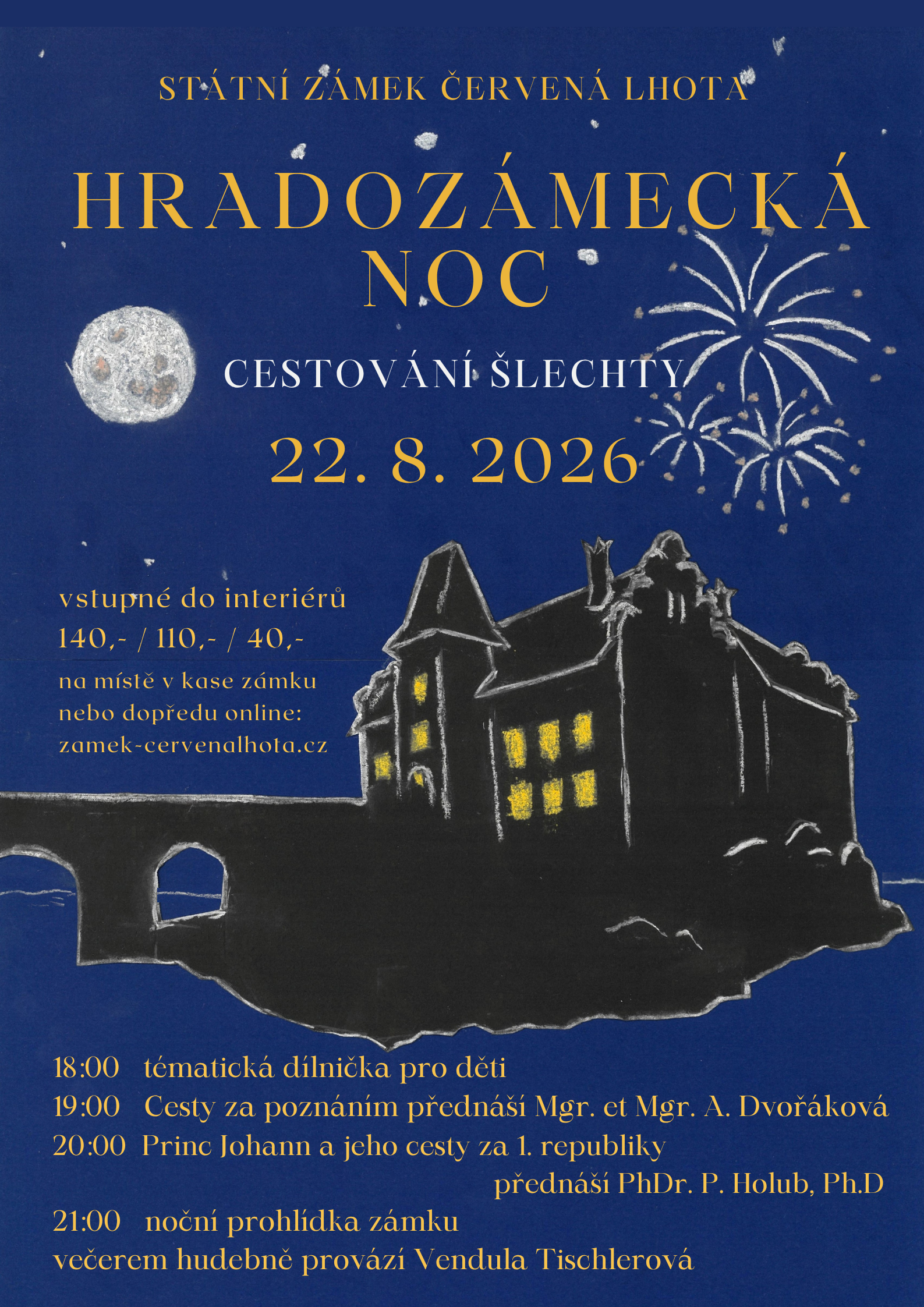 Hradozámecká noc na Červené Lhotě