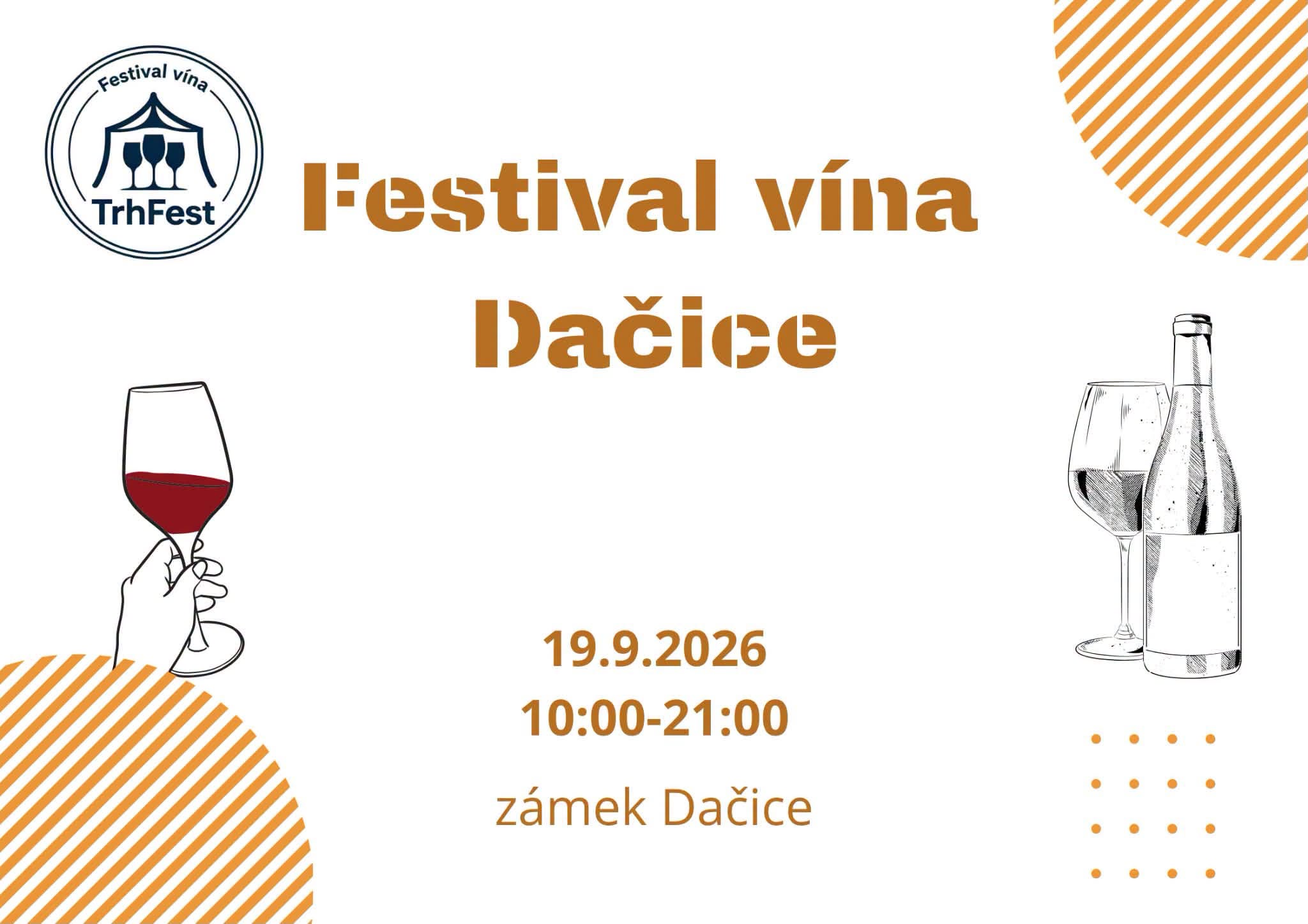 Festival vína na zámku Dačice