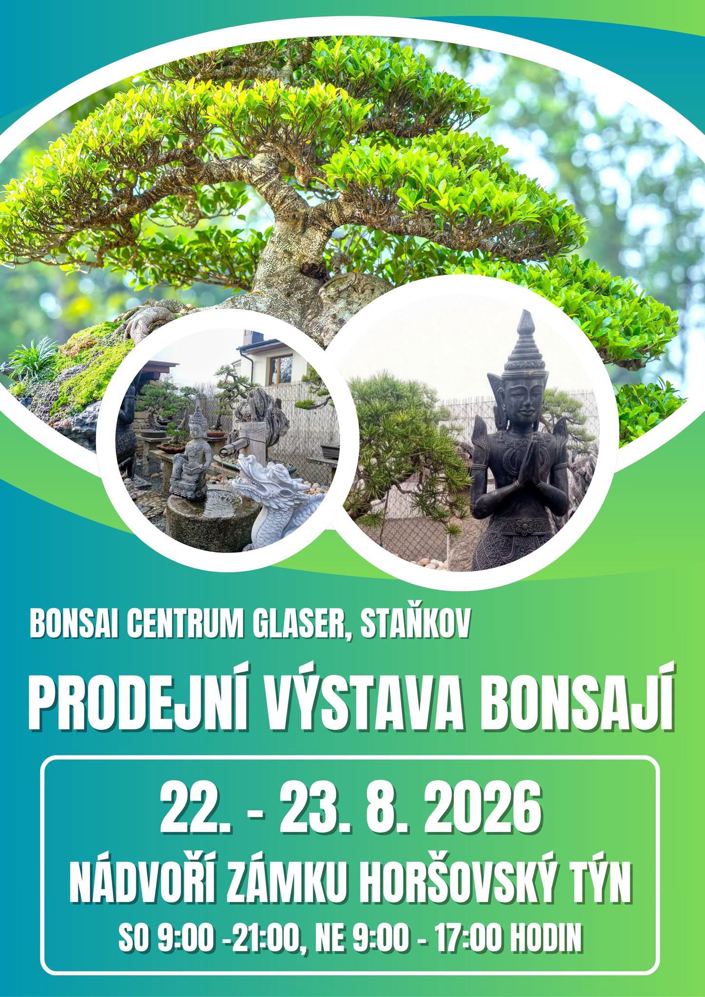 Prodejní výstava bonsají