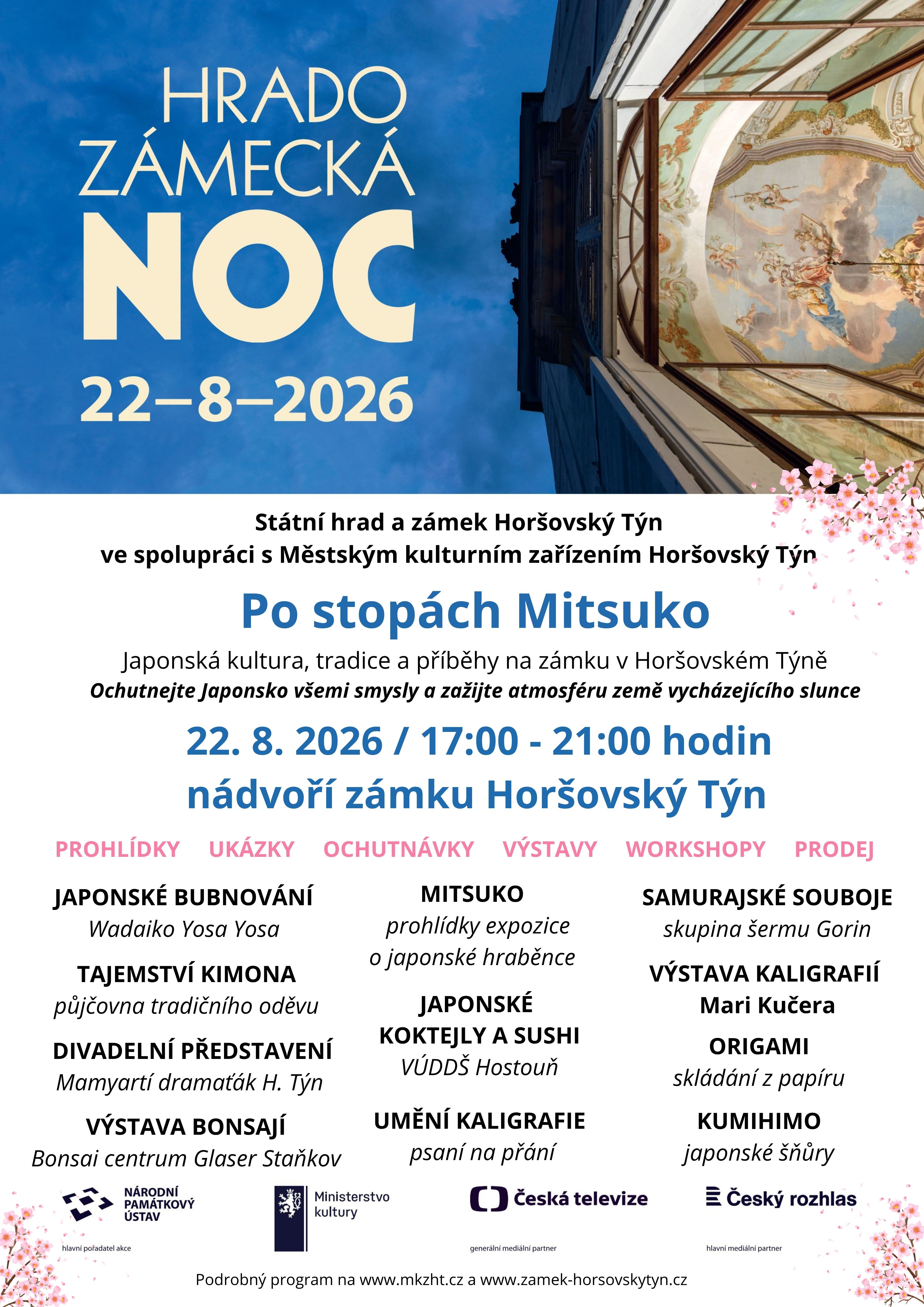Hradozámecká noc na Horšovském Týně - Po stopách Mitsuko
