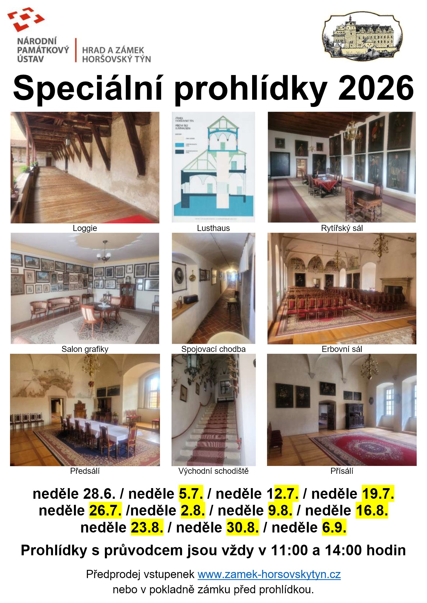 Speciální prohlídky