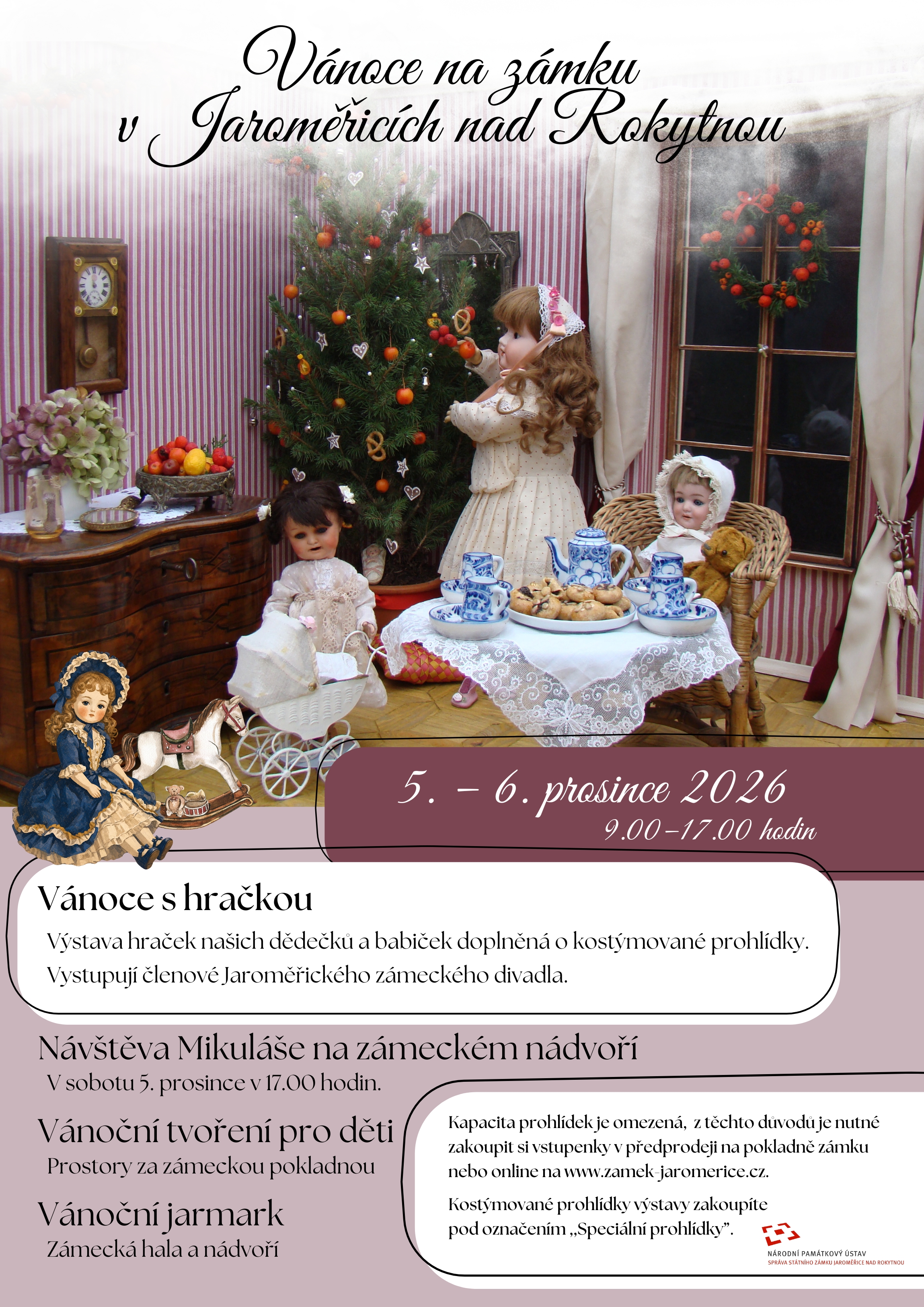 Vánoce na zámku Jaroměřice nad Rokytnou 2026