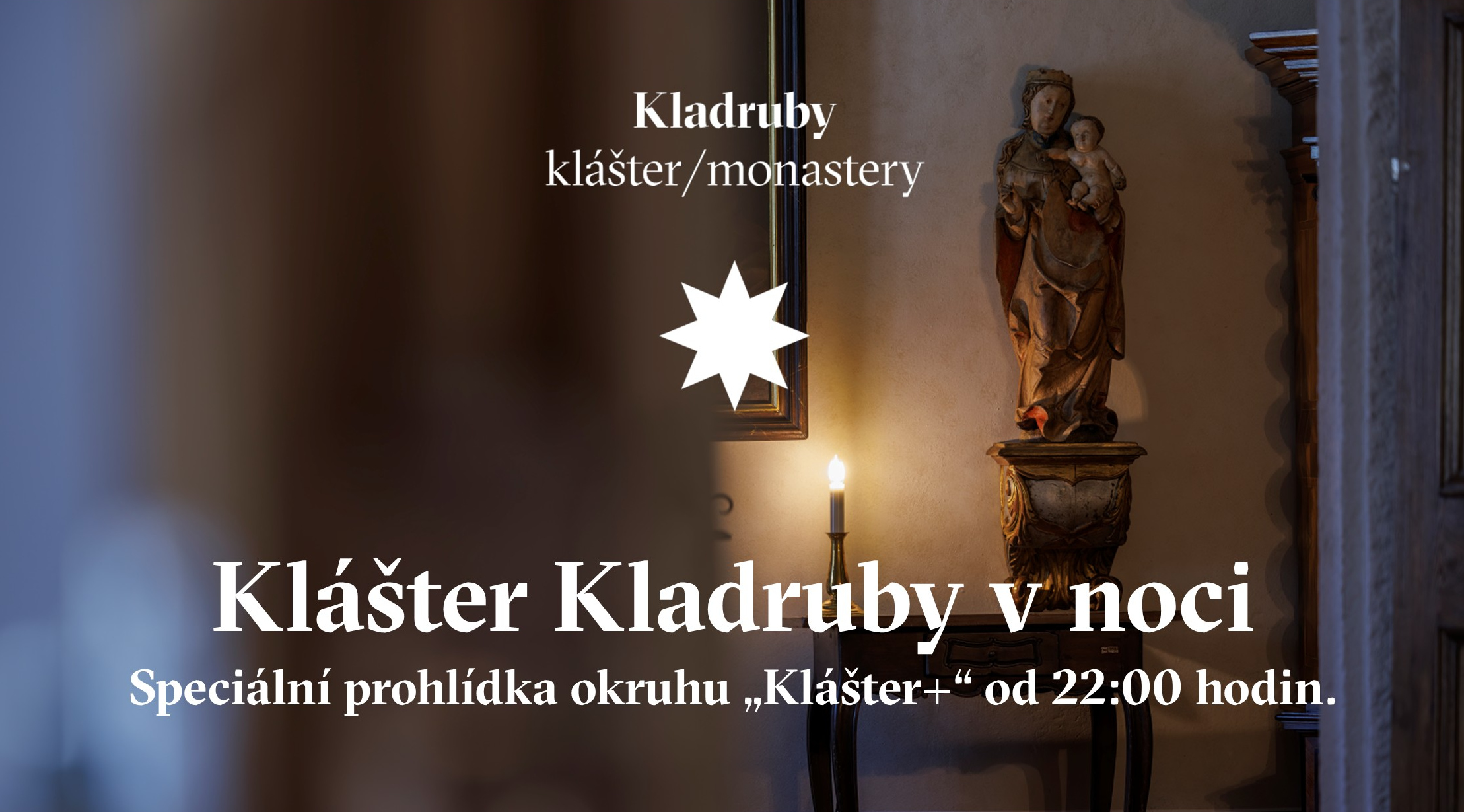 Klášter Kladruby v noci