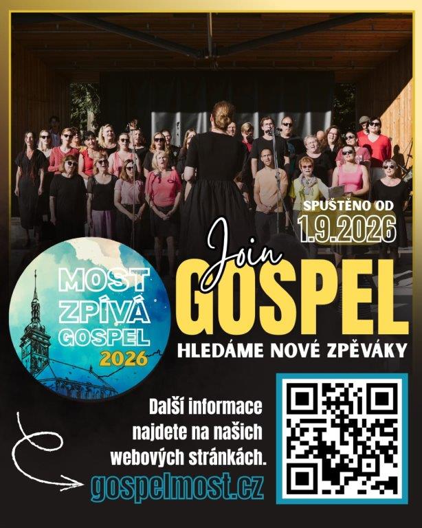 Koncert s názvem Most zpívá gospel v kostele Nanebevzetí Panny Marie v Mostě
