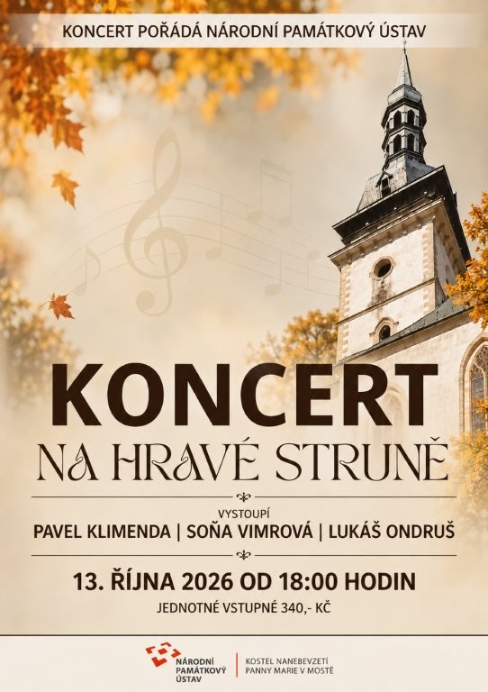 Koncert NA HRAVÉ STRUNĚ v kostele Nanebevzetí Panny Marie v Mostě