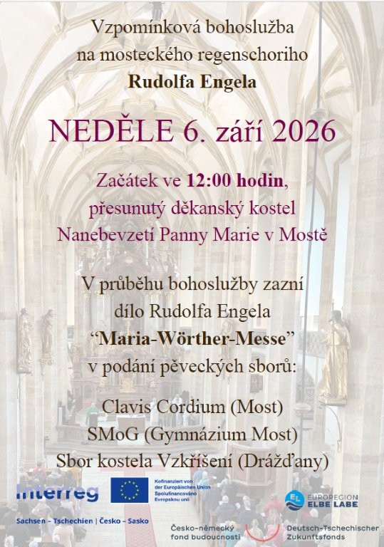 Mše svatá v kostele Nanebevzetí Panny Marie v Mostě