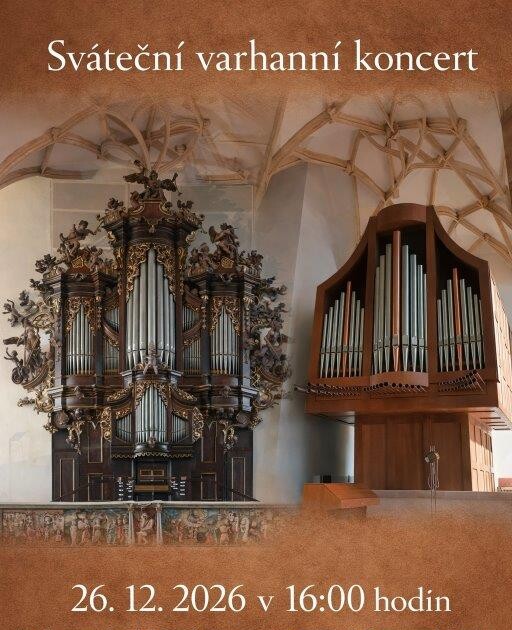 Sváteční varhanní koncert v kostele Nanebevzetí Panny Marie v Mostě