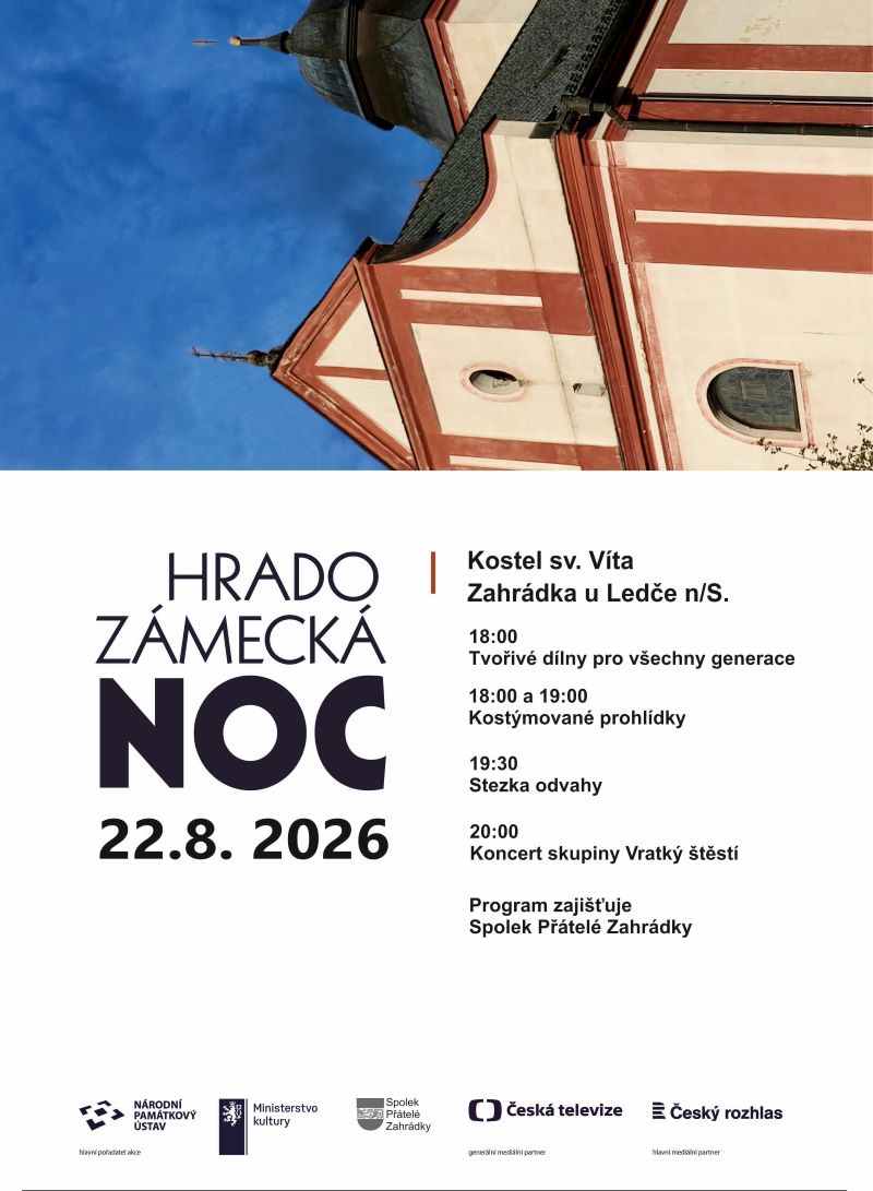 Hradozámecká noc v kostele sv. Víta v Zahrádce