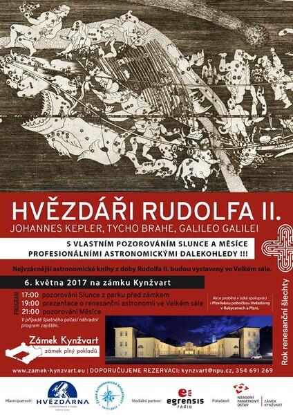 Hvězdáři Rudolfa II na zámku Kynžvart 2017 | © Petra Jadlovská