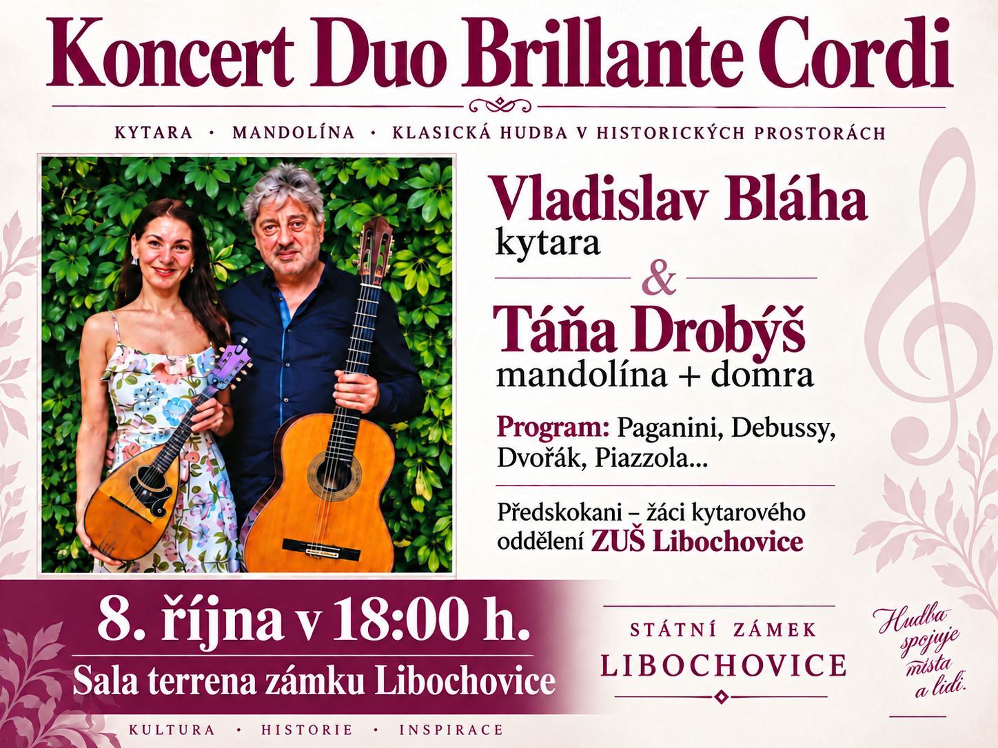 ZUŠ Libochovice a Duo Brillante Cordi