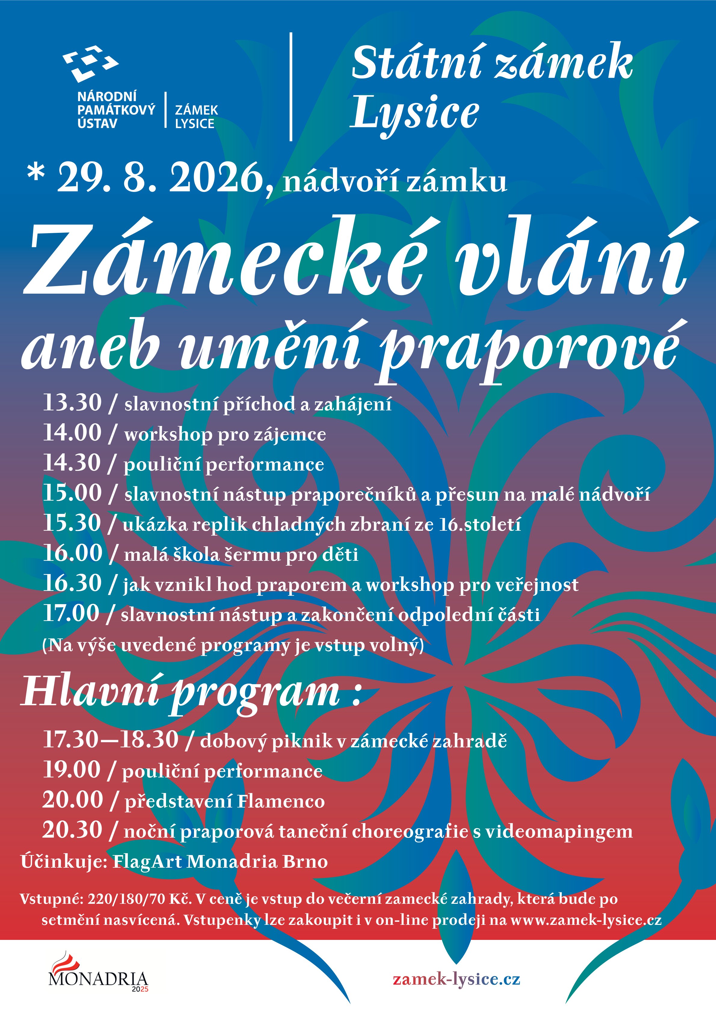 Zámecké vlání aneb umění praporové