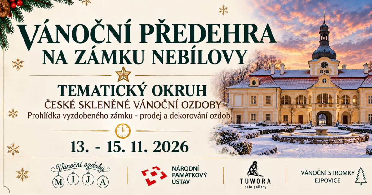 Vánoční předehra na zámku Nebílovy