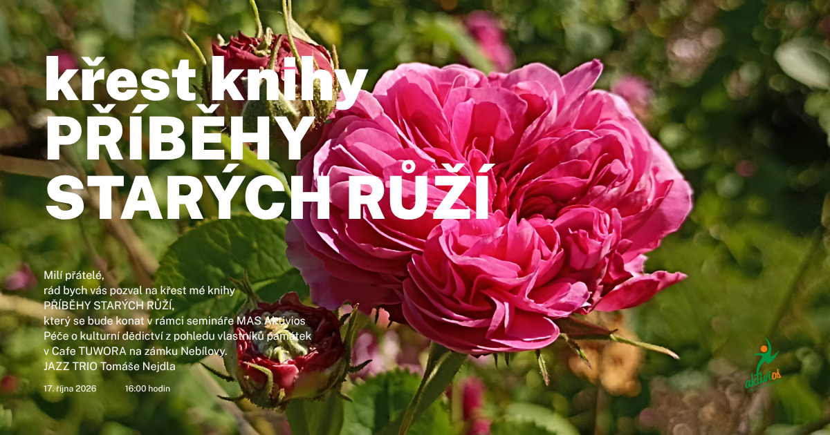 Křest knihy Příběhy starých růží