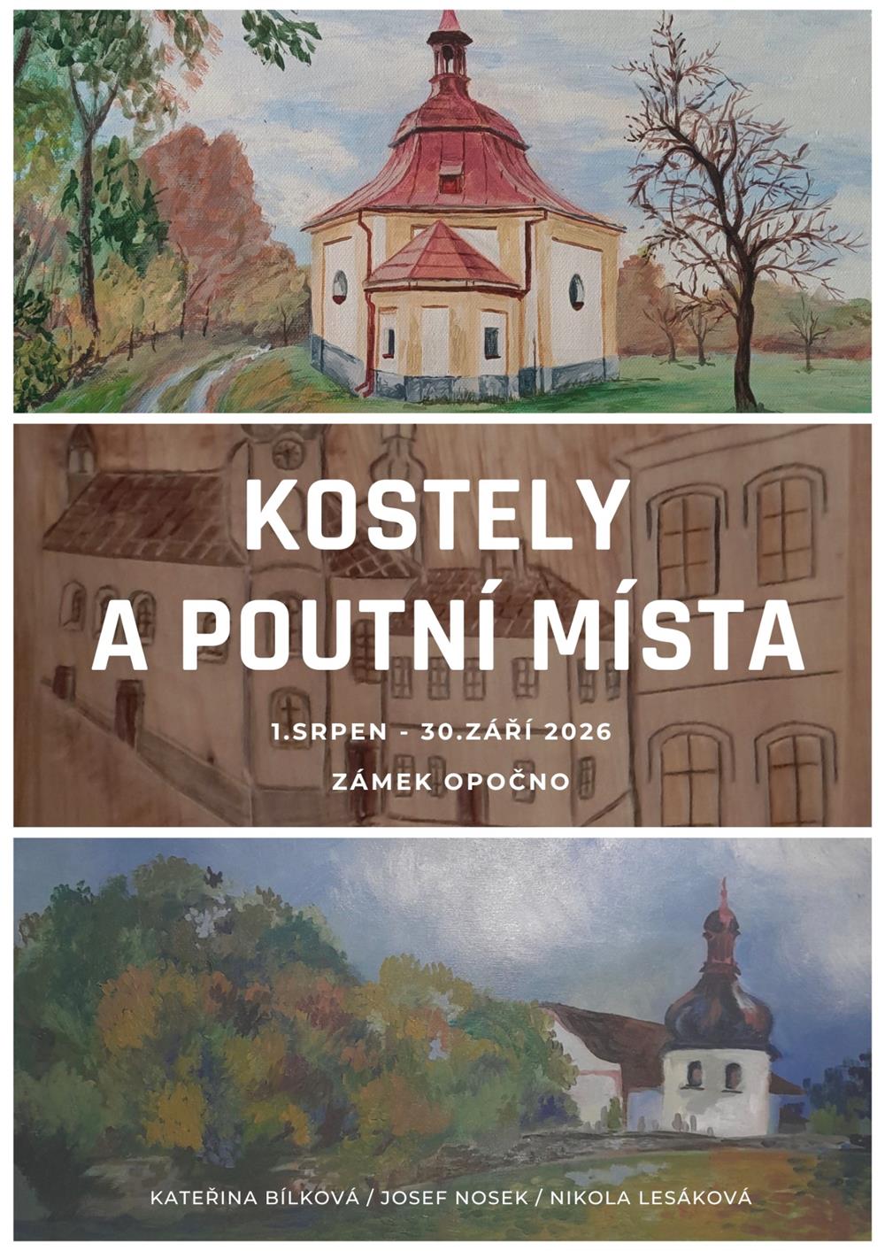 Kostely a poutní místa - výstava