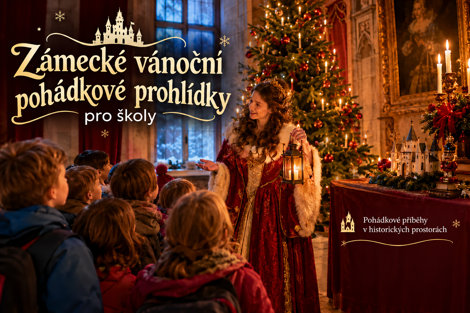 Pohádkové vánoční prohlídky PRO ŠKOLY