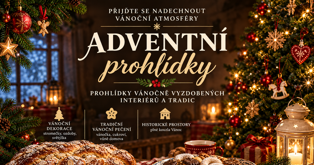 Adventní prohlídky na zámku Ploskovice
