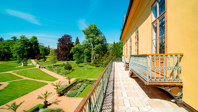 Balkon se zahradou, zdroj: Ministerstvo pro místní rozvoj